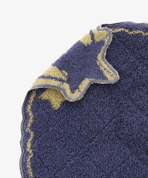 Afternoon Tea（アフタヌーンティー）の「HAPPYモチーフミニタオル（ハンカチ/ハンドタオル・レディース・ブルー・ONE SIZE）」の5枚目の写真