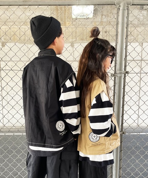 JAM & LINK（ジャムアンドリンク）の「ツイル ベスト（ベスト・キッズ・ベージュ/ブラック・120cm/130cm/160cm/140cm/110cm/150cm）」の17枚目の写真