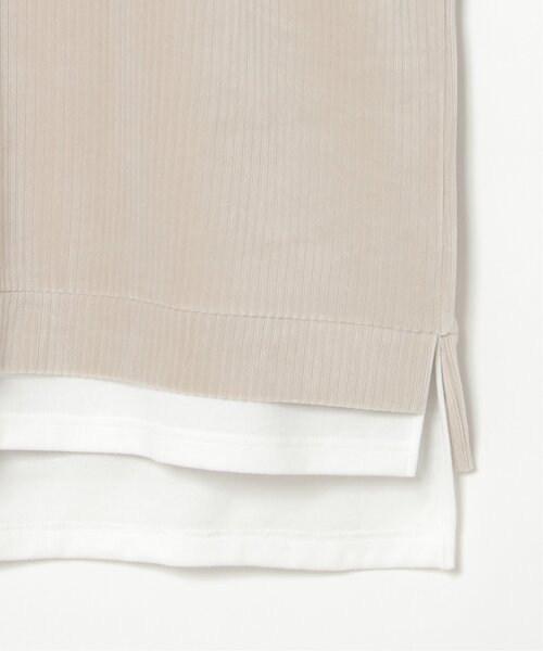 ikka（イッカ）の「カットコールフェイクレイヤードプルオーバー（Tシャツ/カットソー・メンズ・オリーブ/ブラック/ベージュ/ブルー・XL/M/L/S）」の22枚目の写真