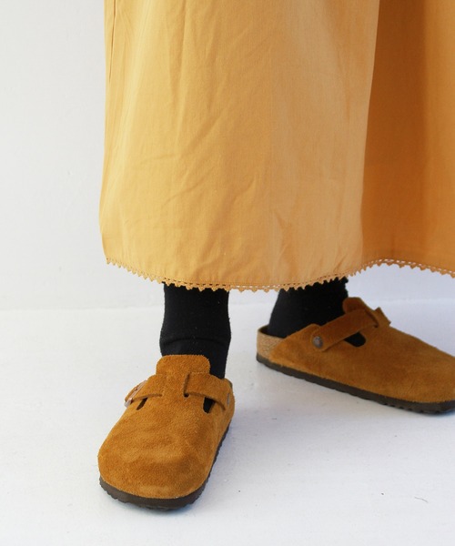 Crisp（クリスプ）の「バックリボンギャザーワンピース（ワンピース・レディース・チャコールグレー/マスタード・FREE）」の15枚目の写真