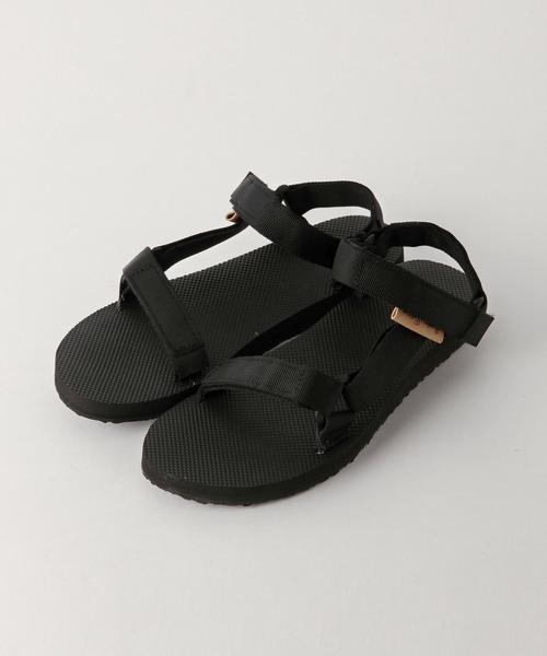 Another Edition（アナザーエディション）の「テープサンダル/AE Tape SNDL（サンダル・レディース・ブラック/ホワイト・SMALL/LARGE/MEDIUM）」の2枚目の写真