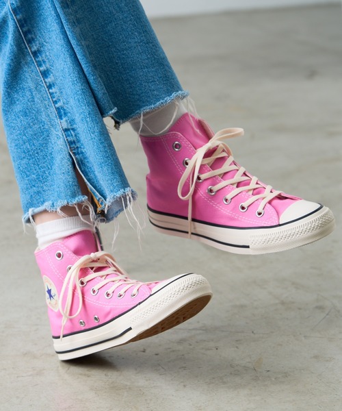 CONVERSE(コンバース)の「【CONVERSE/コンバース】ALL STAR BURNTCOLORS HI(スニーカー・レディース・ピンク/ブルー/ブラック・24.5cm/23.5cm)」の3枚目の写真