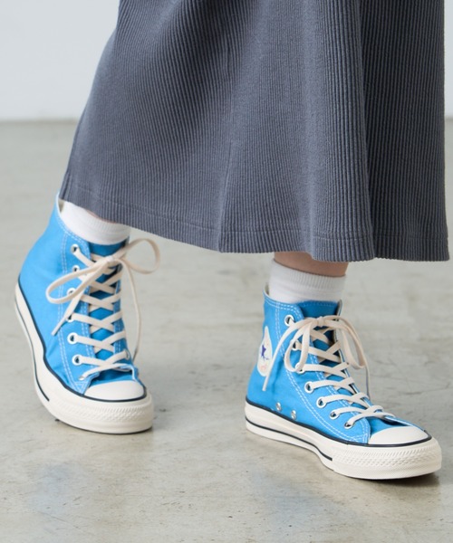 CONVERSE(コンバース)の「【CONVERSE/コンバース】ALL STAR BURNTCOLORS HI(スニーカー・レディース・ピンク/ブルー/ブラック・24.5cm/23.5cm)」の1枚目の写真
