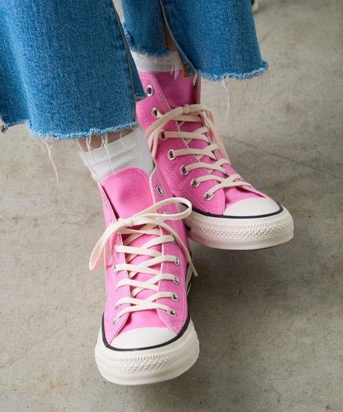 CONVERSE(コンバース)の「【CONVERSE/コンバース】ALL STAR BURNTCOLORS HI(スニーカー・レディース・ピンク/ブルー/ブラック・24.5cm/23.5cm)」の4枚目の写真