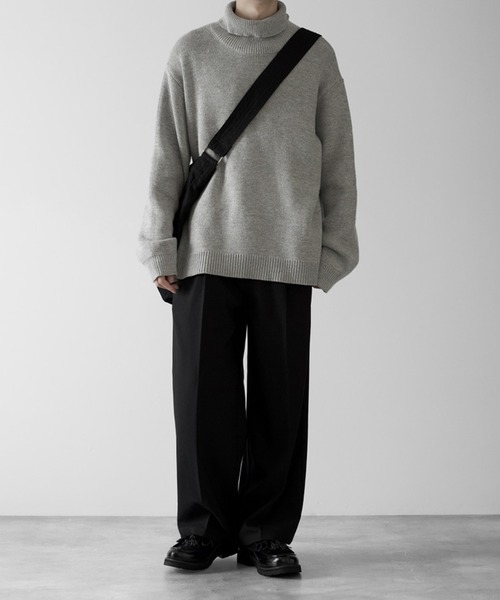 RUUBON（ルーボン）の「【RUUBON】 stretch center press slacks / ストレッチ センタープレス スラックス（スラックス・メンズ・ブラック/ベージュ・S/M/L）」の6枚目の写真