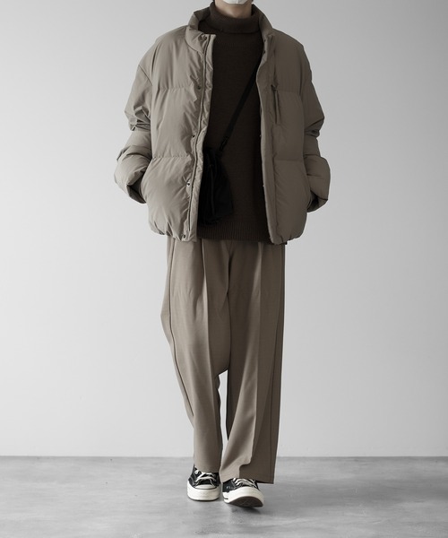 RUUBON（ルーボン）の「【RUUBON】 stretch center press slacks / ストレッチ センタープレス スラックス（スラックス・メンズ・ブラック/ベージュ・S/M/L）」の10枚目の写真