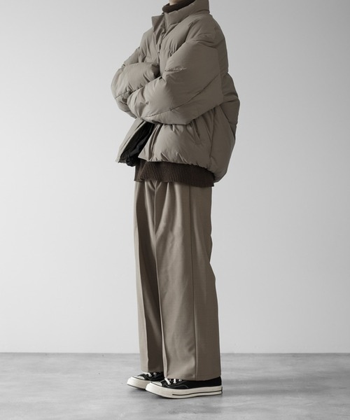 RUUBON（ルーボン）の「【RUUBON】 stretch center press slacks / ストレッチ センタープレス スラックス（スラックス・メンズ・ブラック/ベージュ・S/M/L）」の11枚目の写真