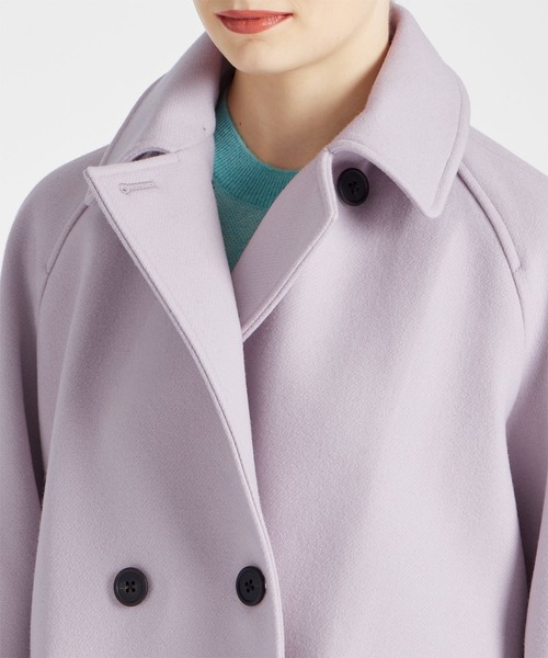 PaulSmith ウールカルゼ フーデッドコート