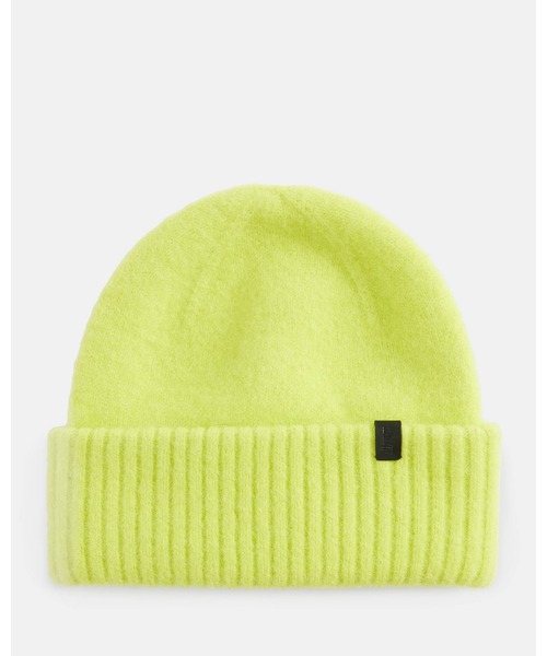 ALLSAINTS(オールセインツ)の「JESSE ALPACA-WOOL BLEND BRUSHED BEANIE | JESSE アルパカウール ブレンド ブラッシュド ビーニー(ニットキャップ/ビーニー・レディース・イエロー系その他・ONE SIZE)」の2枚目の写真