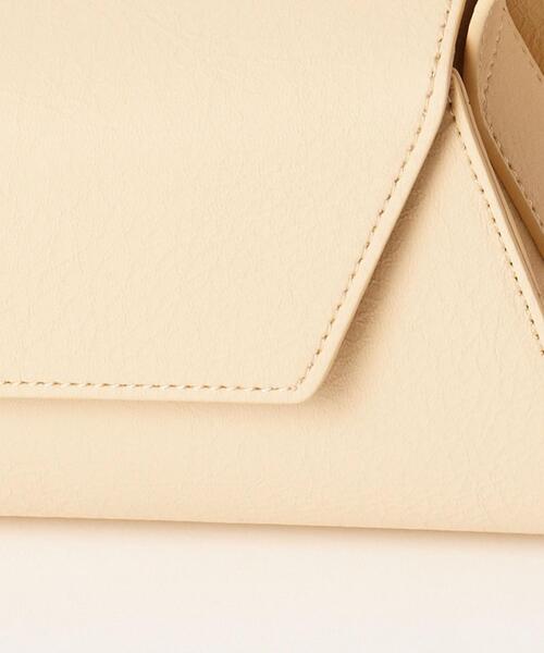 BEAUTY&YOUTH UNITED ARROWS（ビューティーアンドユースユナイテッドアローズ）の「ロングフラップ ワイドベルト ショルダーバッグ -2WAY-（ショルダーバッグ・レディース・ブラック/クリーム・FREE）」の15枚目の写真