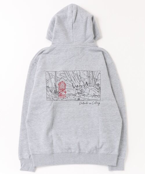 COLEMAN（コールマン）の「【 Coleman / コールマン 】ランドスケープラインアートスウェットフーディー パーカー CM5522ArtHoodie KFI（パーカー・メンズ・ホワイト/グレー/ブラック・S/L/XL/M）」の4枚目の写真