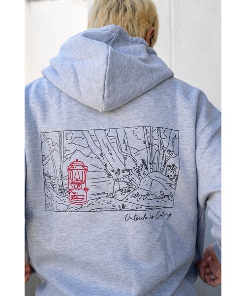 COLEMAN（コールマン）の「【 Coleman / コールマン 】ランドスケープラインアートスウェットフーディー パーカー CM5522ArtHoodie KFI（パーカー・メンズ・ホワイト/グレー/ブラック・S/L/XL/M）」の11枚目の写真