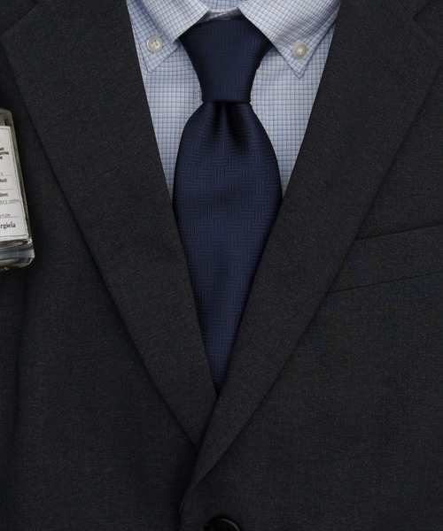 CALIFORNIA OUTFITTERS（カリフォルニア アウトフィッターズ）の「STD 3-10C5 ネクタイ ベーシック（ネクタイ・メンズ・ブラウン/ブラック/シルバー/グリーン系/ワイン/グリーン/ネイビー/ネイビー系/ネイビー系1/ワイン系・ONESIZE）」の7枚目の写真