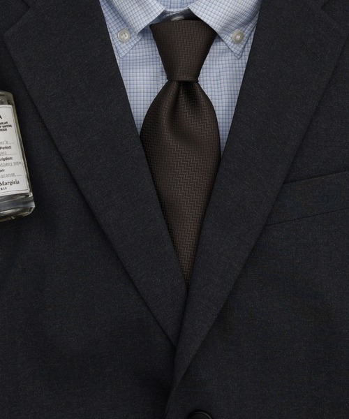 CALIFORNIA OUTFITTERS（カリフォルニア アウトフィッターズ）の「STD 3-10C5 ネクタイ ベーシック（ネクタイ・メンズ・ブラウン/ブラック/シルバー/グリーン系/ワイン/グリーン/ネイビー/ネイビー系/ネイビー系1/ワイン系・ONESIZE）」の3枚目の写真