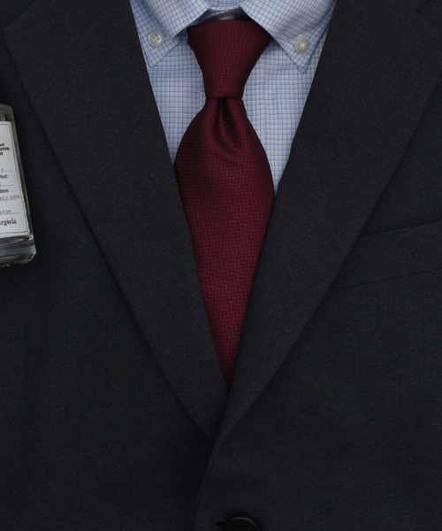 CALIFORNIA OUTFITTERS（カリフォルニア アウトフィッターズ）の「STD 3-10C5 ネクタイ ベーシック（ネクタイ・メンズ・ブラウン/ブラック/シルバー/グリーン系/ワイン/グリーン/ネイビー/ネイビー系/ネイビー系1/ワイン系・ONESIZE）」の9枚目の写真