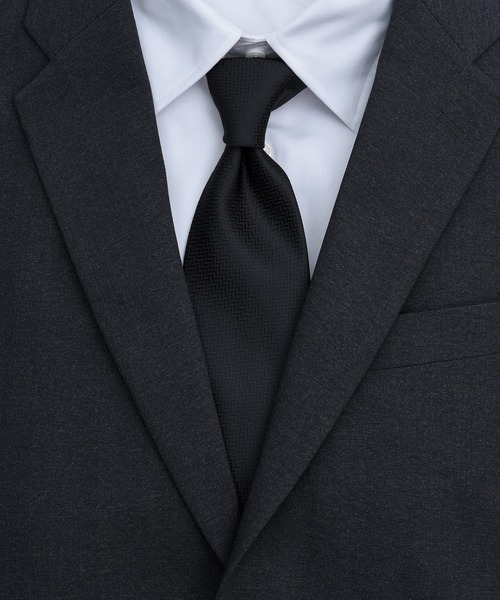 CALIFORNIA OUTFITTERS（カリフォルニア アウトフィッターズ）の「STD 3-10C5 ネクタイ ベーシック（ネクタイ・メンズ・ブラウン/ブラック/シルバー/グリーン系/ワイン/グリーン/ネイビー/ネイビー系/ネイビー系1/ワイン系・ONESIZE）」の2枚目の写真