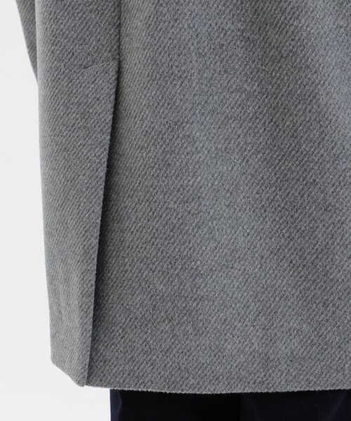 MACKINTOSH PHILOSOPHY(マッキントッシュ フィロソフィー)の「【WEB&一部店舗限定】アンゴラビーバー WELLINGTON(ウェリントン)ショート(ステンカラーコート・メンズ・グレー/ダークネイビー・36/42/38/40)」の9枚目の写真