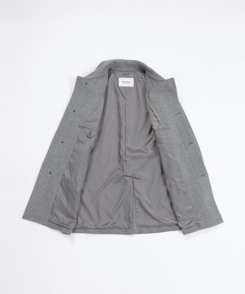MACKINTOSH PHILOSOPHY(マッキントッシュ フィロソフィー)の「【WEB&一部店舗限定】アンゴラビーバー WELLINGTON(ウェリントン)ショート(ステンカラーコート・メンズ・グレー/ダークネイビー・36/42/38/40)」の12枚目の写真