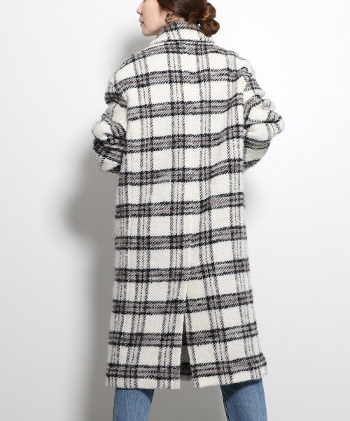 MICA&DEAL（マイカ＆ディール）の「【marmors】double coat/ダブルコート（チェスターコート・レディース・マルチ/グリーン/ライトグレー・36）」の19枚目の写真