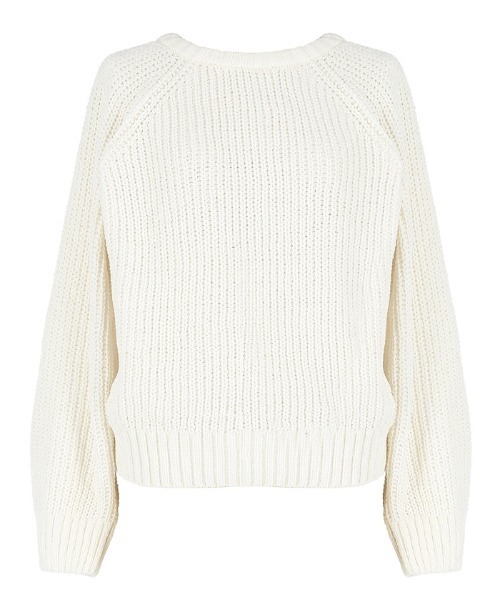 coca（coca）（コカ）の「モールタッチクルーネックニット（ニット/セーター・レディース・ネイビー/アイボリー・M/L）」の11枚目の写真