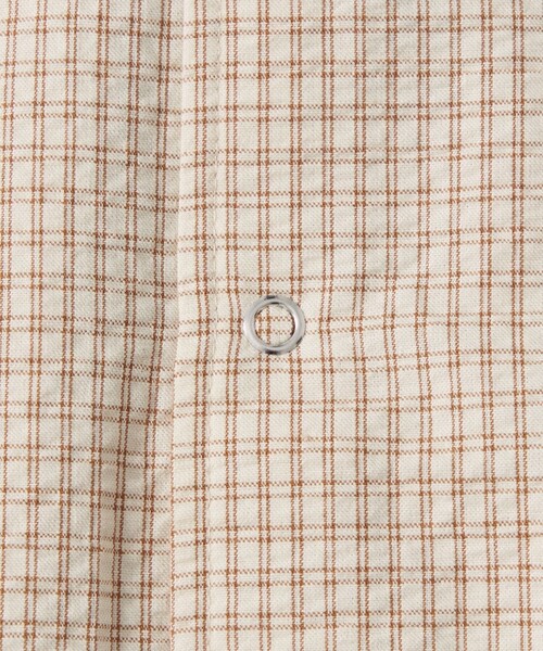 green label relaxing（グリーンレーベルリラクシング）の「【WEB限定】＜GLR or＞プレイド チェック柄 リラックス 長袖 シャツ（シャツ/ブラウス・メンズ・ベージュ/オフホワイト・S/L/M）」の12枚目の写真