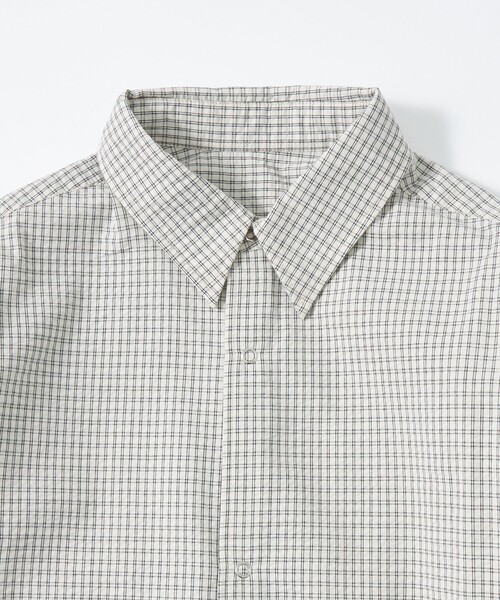 green label relaxing（グリーンレーベルリラクシング）の「【WEB限定】＜GLR or＞プレイド チェック柄 リラックス 長袖 シャツ（シャツ/ブラウス・メンズ・ベージュ/オフホワイト・S/L/M）」の15枚目の写真