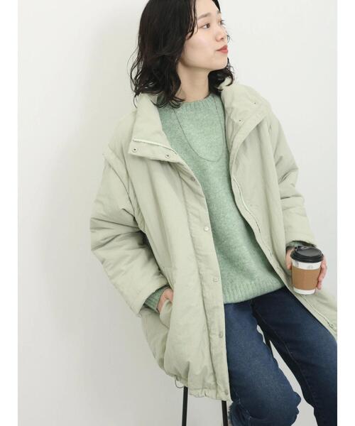 Samansa Mos2 blue（サマンサモスモスブルー）の「◎モヘアタッチルーズニット（ニット/セーター・レディース・グリーン/オレンジ/キナリ・F）」の13枚目の写真