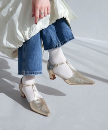 EVOL | 【EVOL】Tストラップフラットパンプス IW5275(パンプス)