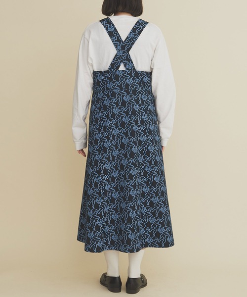 I am I in fact...（アイアムアイインファクト）の「ANGEL CHARM jumper skirt（スカート・レディース・ネイビー/ベージュ・FREE）」の22枚目の写真