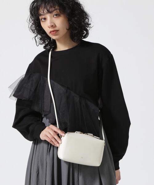 tov トーヴ ショルダーバッグ 黒 tov（トーヴ）の「TOV PETAL ショルダーバッグ（ショルダー