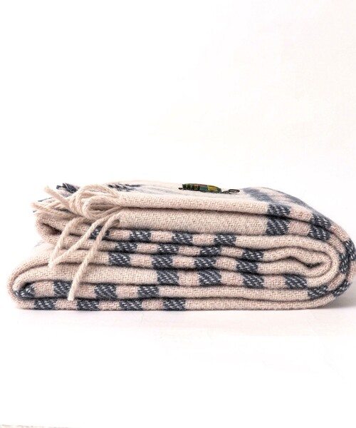 TWEED MILL（ツイードミル）の「【TWEEDMILL/ツイードミル】Pure New Wool Muffler Hex check 70（マフラー・メンズ・ブルー系その他/ブラック系その他/グリーン系その他・FREE）」の7枚目の写真
