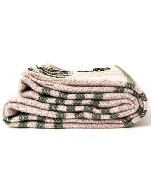 TWEED MILL（ツイードミル）の「【TWEEDMILL/ツイードミル】Pure New Wool Muffler Hex check 70（マフラー・メンズ・ブルー系その他/ブラック系その他/グリーン系その他・FREE）」の17枚目の写真