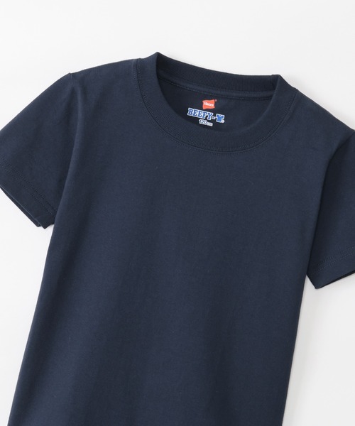 HANES(ヘインズ)の「【Hanes/ヘインズ】キッズ ビーフィー ショートスリーブTシャツ(Tシャツ/カットソー・キッズ・ホワイト/ブラック/ネイビー/ヘザーグレー・100/160/140/120)」の10枚目の写真