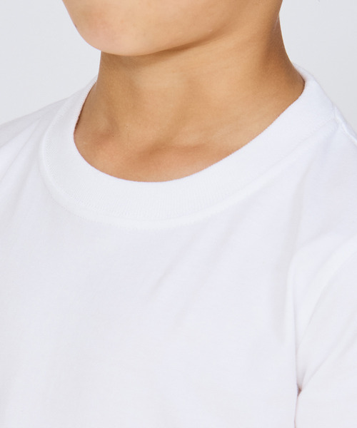 HANES（ヘインズ）の「【Hanes/ヘインズ】キッズ ビーフィー ショートスリーブTシャツ（Tシャツ/カットソー・キッズ・ホワイト/ブラック/ネイビー/ヘザーグレー・100/160/140/120）」の22枚目の写真