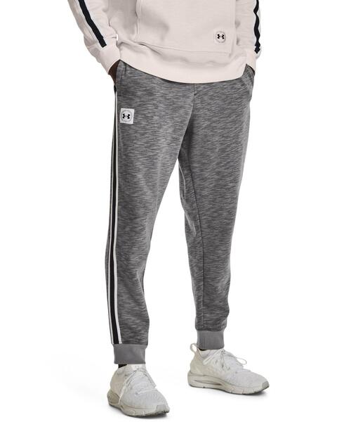 UNDER ARMOUR(アンダーアーマー)の「UAエッセンシャルヘリテージ フリース ジョガーパンツ(トレーニング/メンズ)(その他パンツ・メンズ・グレー・S/XXL/XL/M/L)」の1枚目の写真