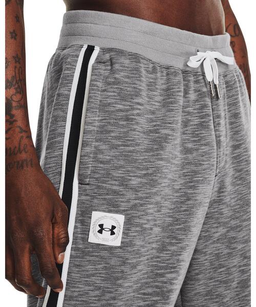 UNDER ARMOUR(アンダーアーマー)の「UAエッセンシャルヘリテージ フリース ジョガーパンツ(トレーニング/メンズ)(その他パンツ・メンズ・グレー・S/XXL/XL/M/L)」の6枚目の写真