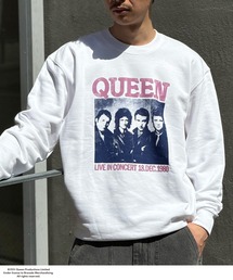 CIAOPANIC | 【ユニセックス】【QUEEN/クイーン】ツアーモチーフヴィンテージ加工ロックスウェット(スウェット)