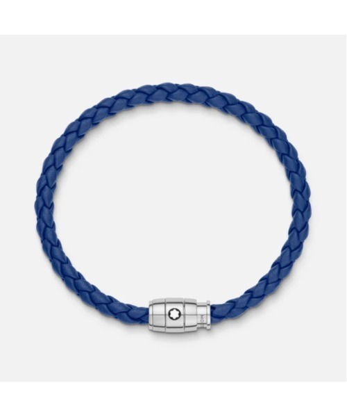 MONTBLANC（モンブラン）の「レザー スティール ブレスレット ブルー サイズ68mm（ブレスレット・メンズ・ブルー・ONE SIZE）」の3枚目の写真