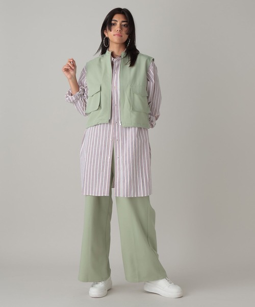 FOREVER 21（フォーエバー トゥエンティーワン）の「【2024SS】ユーティリティベスト（ベスト・レディース・グレー/ブラック/グリーン・FREE）」の5枚目の写真