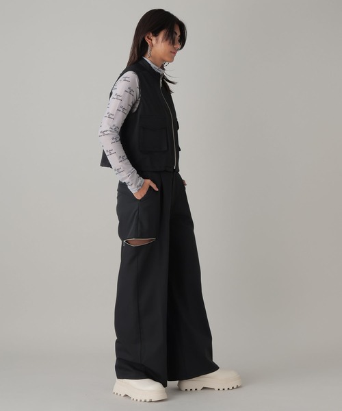FOREVER 21（フォーエバー トゥエンティーワン）の「【2024SS】ユーティリティベスト（ベスト・レディース・グレー/ブラック/グリーン・FREE）」の8枚目の写真
