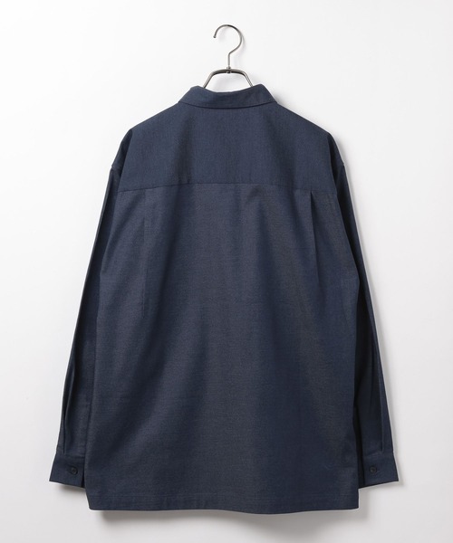 GLOBAL WORK(グローバルワーク)の「アーバンデニムシャツ/984983(シャツ/ブラウス・メンズ・ネイビー・LARGE/MEDIUM/X-LARGE/SMALL)」の11枚目の写真