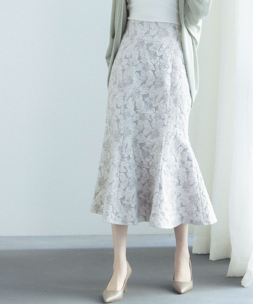 SAISON DE PAPILLON(セゾンドパピヨン)の「【大人気】フクレジャガードマーメイドミモレ丈スカート 綺麗 スタイルアップ(スカート・レディース・ブラック/グレー/ブルーグレー/ピンクベージュ・S/M/L/XL)」の20枚目の写真