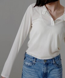 ◆upper hights（アッパーハイツ）シアーヘンリーネックロンT