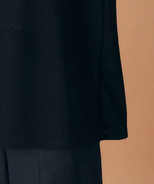 upperhights（アッパーハイツ）の「◆upper hights（アッパーハイツ）シアーヘンリーネックロンT（Tシャツ/カットソー・レディース・ホワイト/ブラック・00）」の17枚目の写真