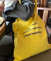 Vipoa（ヴィポア）の「Happonessロゴトートバッグ（トートバッグ）」