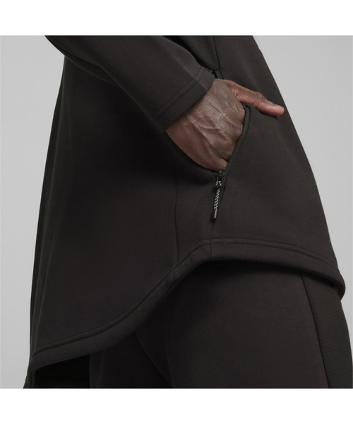 PUMA（プーマ）の「PUMA プーマ メンズ エヴォストライプ フーデッド ジャケット EVOSTRIPE Full-Zip（パーカー・メンズ・ブラック/グレー系その他・X-LARGE/SMALL/LARGE/XX-LARGE/MEDIUM）」の3枚目の写真