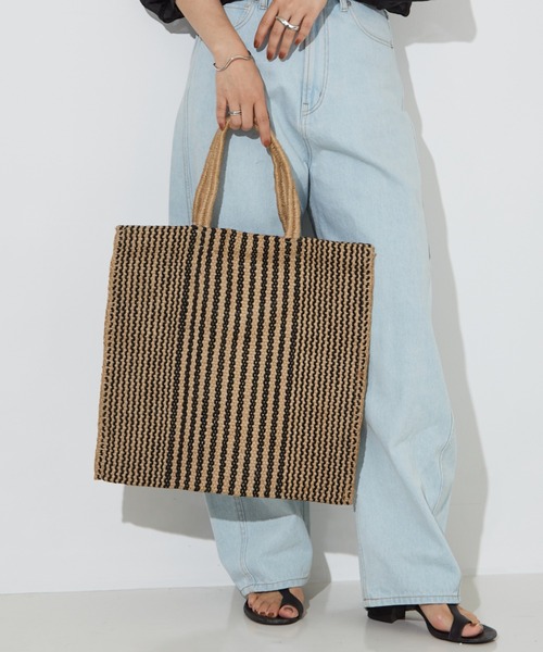 MaisonBengal】Jute Poresh Bag ジュートクラフトトートバッグ