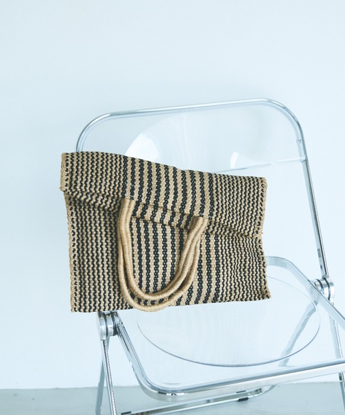 ＊新品未使用Jute Poresh Bagバッグ＊マイソンベンガル MaisonBengal】Jute Poresh Bag ジュートクラフトトートバッグ