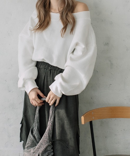 one shoulder sweat/ワンショルダースウェット（スウェット）｜Flugge