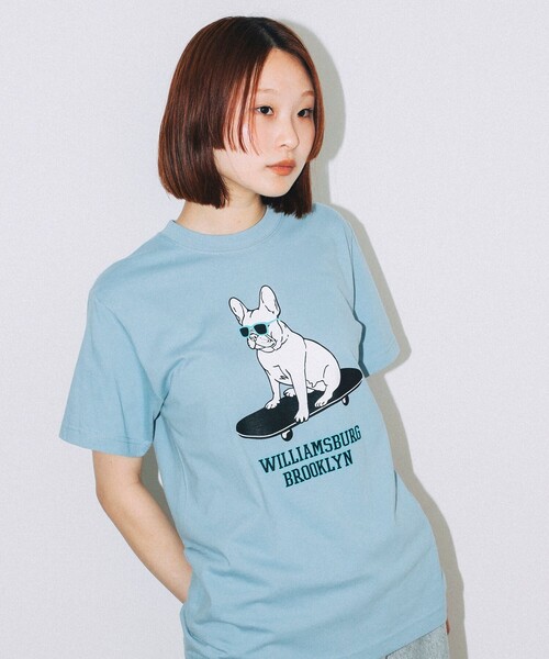 BEAMS T（ビームスティー）の「fLAnsisCA / Print Tshirt 24SS ①（Tシャツ/カットソー・メンズ・ホワイト/ライトブルー・S/M/L/XL）」の7枚目の写真